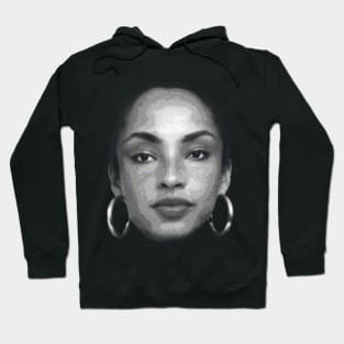 Halftone Of Sade Adu Hoodie